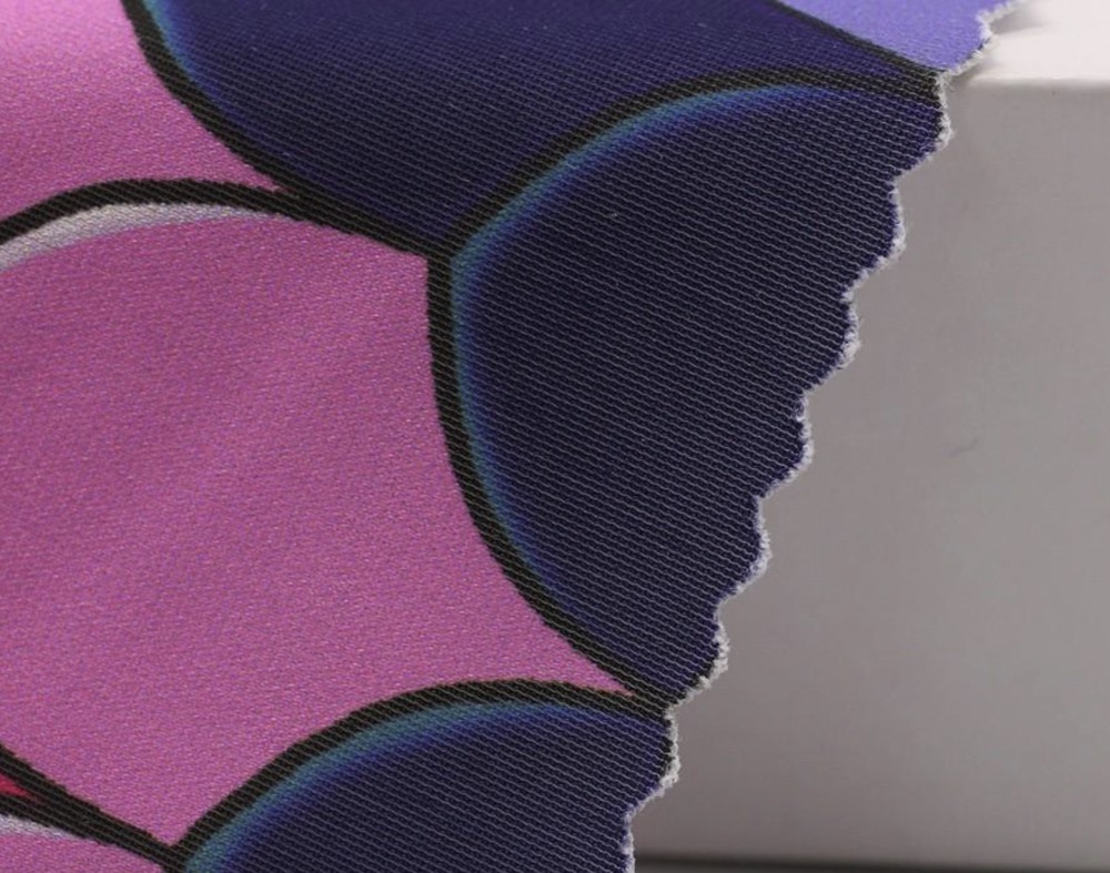 Digital printed swimwear polyester knitted fabric 200g fashionable swimsuit suit fabric